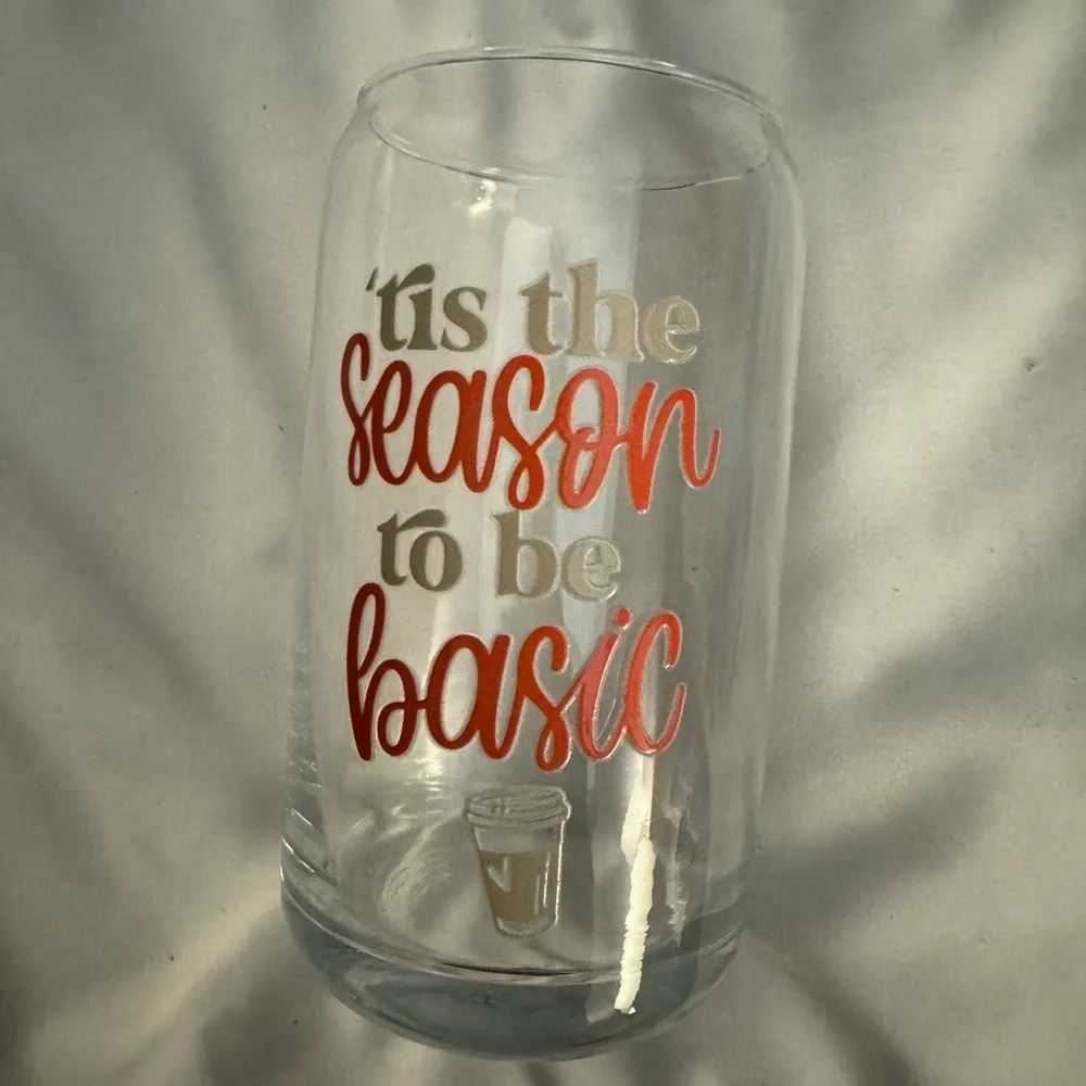 Basic Season Glass Cup - Picture 2 of 3